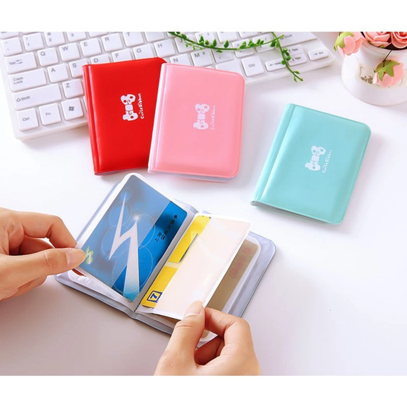 Product image KAHASIL - Dompet Kartu Mini Wanita Kecil Lucu Card Holder 12 Slot KHDP11 all variant MERAH